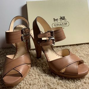 Coach sandal heels